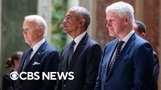 Biden, Obama, Clinton and more honor Ethel Kennedy at memorial service | full video