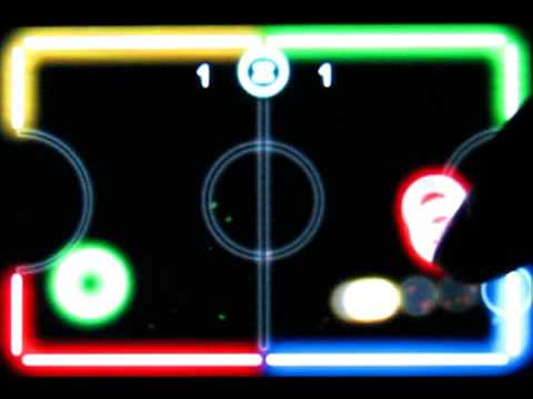 Glow Hockey Game for iPhone & iPod Touch - YouTube