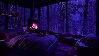 🌿 Chuva Tropical Sem Interrupções | Sótão com Lareira para Sono Profundo e Relaxamento