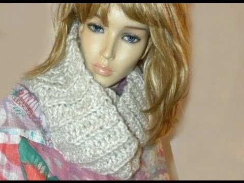 Häkeln - Loop im Rippenmuster aus Grande von Junghans-Wollversand