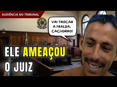 TRIBUNAL DO JÚRI: Réu AMEAÇA juiz e diz que é PIOR QUE BEIRA-MAR!