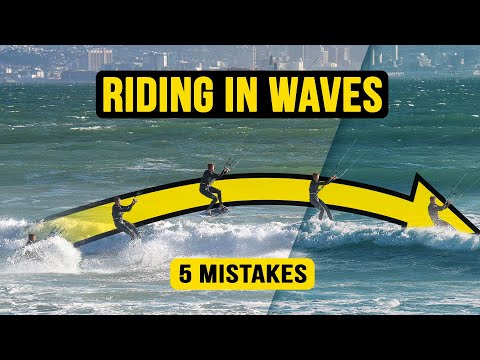 Riding in waves: 5 Mistakes & the pro technique // Kiteboarding SA Masterclass