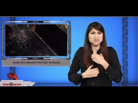 Huge pro-amazon protest in Brazil (ASL - 8.24.19)