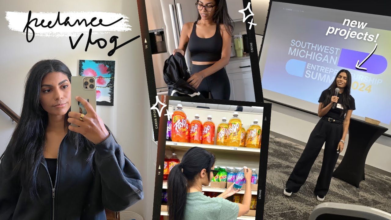 freelance week in my life: taking business risks and *actual* self-care