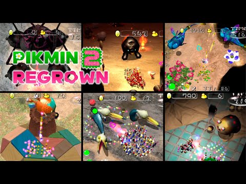 PIKMIN 2 Regrown - Full Playthrough【Part 3/3: Challenge Mode】