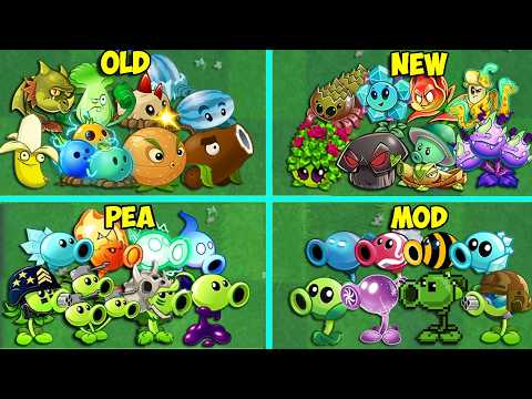Random 35 Plants OLD x NEW x MOD Battlez - Who Will WIn? - Pvz 2 Plant vs Plant