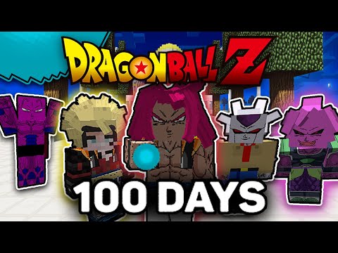 100 Days in Dragon Ball Minecraft - EPIC Adventure with 5 Friends!