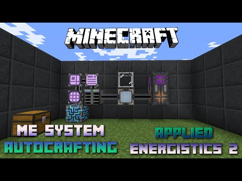 ME System Autocrafting 📀 Minecraft Applied Energistics Tutorial 1.16.5 📀 Deutsch / German 📀