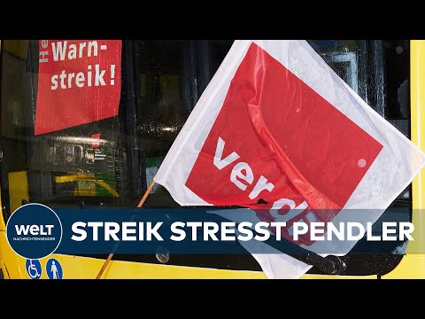 Video Thumbnail: VERDI-WARNSTREIK: BVG steht still - Berliner Nahverkehr droht Chaos