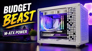 Jonsbo Z20 White M-ATX mini PC Chassis budget gaming PC build.