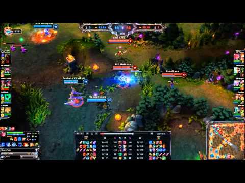 Fnatic xPeke Riven, NiP Bjergsen Diana & Malunoo Vi - LoL Challenger - Diamond 1 Game EUW SoloQ