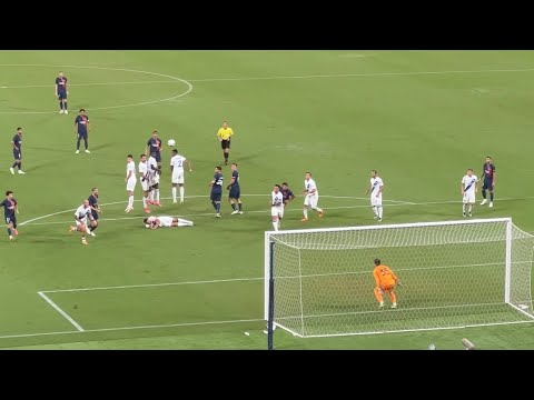 【PSG】ハキミの直接FK PSG vs インテル　Hakimi