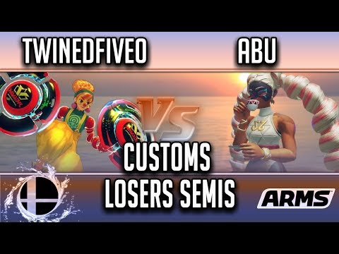 Smash n Splash 4 ARMS: MWe | Twinedfive0 (Lola Pop) vs Abu (Twintelle) Customs Losers Semis