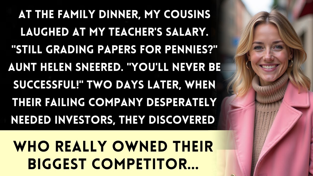My Family Mocked My 'Poor' Teaching Job, But When Their Company Needed A $2M Investor...