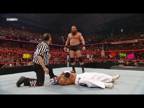 Rey Mysterio vs Mike Knox: WWE Raw January 19, 2009 HD