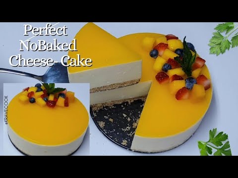 Mango No Baked Cheese Cake/ Cheesecake recipe