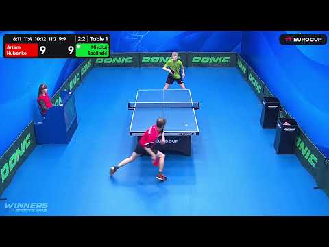 09:30 Artem Hubenko 3:2 Mikolaj Szalinski 08.05.2023 | TT Euro.Cup Poland Star.