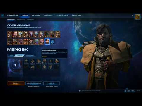 StarCtaft 2 Co-Op Mengsk patch is broken... (Blizz - plizz)