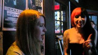 Kyleigh Sampson singing &quot;Brilliant Lies&quot; with Ashley Costello of New Years Day.