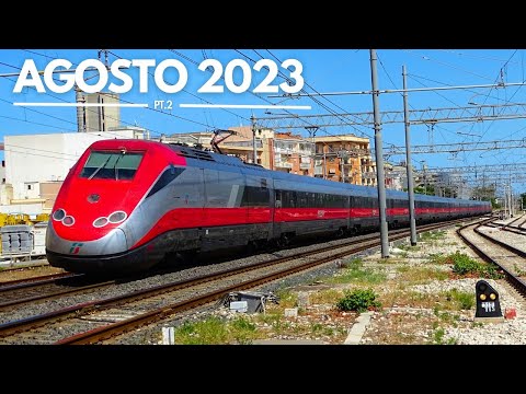 LO SPETTACOLO DEI TRENI DELL'ADRIATICA AD INIZIO AGOSTO [PT.2] MERCI TIRRENICI, FRECCE, INVII...