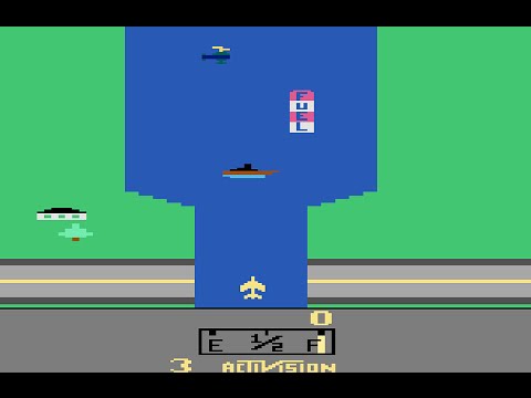 River Raid Atari 2600 Gameplay - Activision's Iconic Jet Game