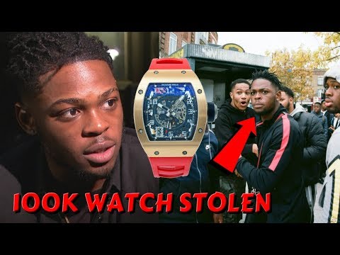 Yxng Bane £100,000 Watch Stolen At Kojo Funds Video Shoot