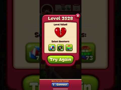 Toon Blast Level 3528 - No Boosts - 3 Stars
