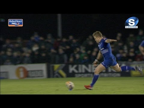 Ian Madigan Missed Penalty hits crossbar - Connacht v Leinster 4th January 2014