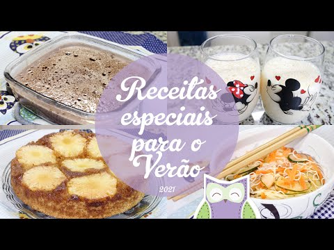 RECEITAS PARA O VERÃO (Doce e Salgado) - Receitas da Mãe Coruja 2021
