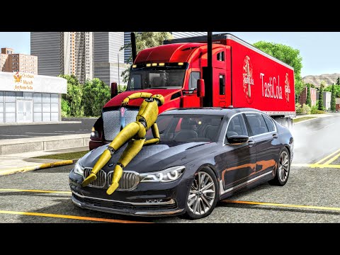 Dangerous Driving & Realistic Crashes Compilation 23/12/2022 - BeamNG.Drive