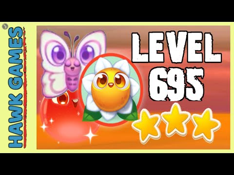 Farm Heroes Super Saga Level 695 - 3 Stars Walkthrough, No Boosters