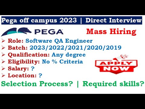 Pegasystems is hiring 2023/22/21/20/19 | Direct Interview - YouTube
