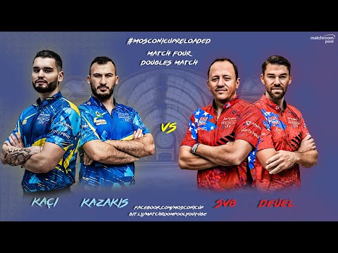 Eklent Kaçi/Alex Kazakis vs Shane Van Boening/Corey Deuel | 2018 Mosconi Cup