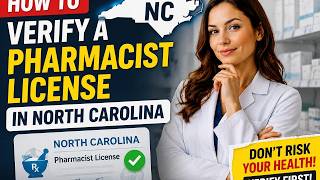 How to verify a pharmacist license in North Carolina