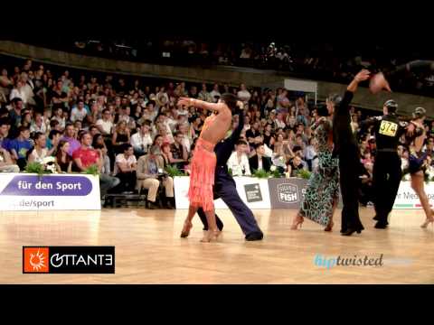 Denis Kikhtenko - Galina Akopian, GOC Stuttgart 2013, WDSF Grand Slam latin, 4. round - rumba