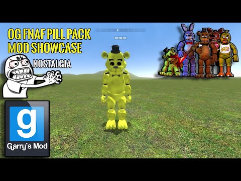 (Gmod) OG Five Nights At Freddy's Pill Pack Mod Showcase