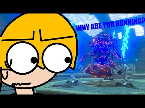 Major test of strength shrines in a nutshell | BoTW animation (why are you running meme)