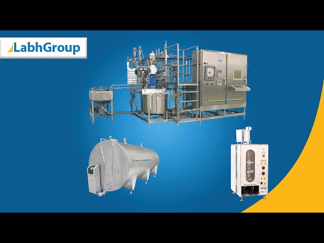 Labh Group Machine Milk Dairy Products Ice Cream Making Plant Machine - Flavored Milk ...