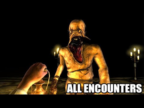 Amnesia: The Dark Descent - All Monster Encounters & Chases (With Cutscenes) HD 1080p60 PC