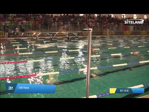 Serie 7 dei 200 Rana  Assoluti Maschi Master - Campionati Regionali Master 2015 VENETO e FRIULI VG