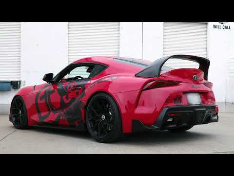 2020 Toyota Supra A90 aFe POWER Takeda Single Exit 3.5"