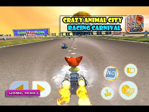 [Android/IOS] Crazy Animal City: Racing Carnival (疯狂动物城) Gameplay - YouTube