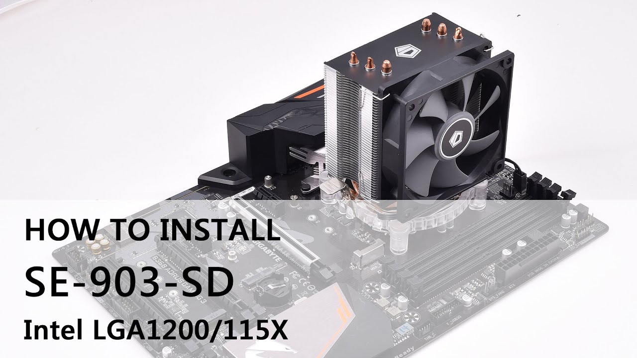 [How To] Install SE-903-SD onto LGA115X/1200 platform.