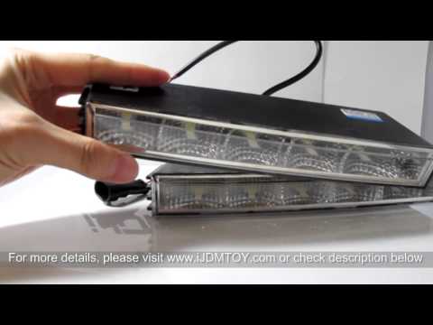 LEDayLine Style 10-LED LED Daytime Running Lights on BMW 135i