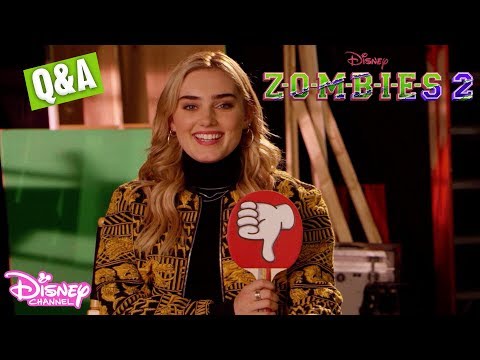 👍 Q&A Challenge 👎 with Meg 🤩| ZOMBIES 2 | Disney Channel UK