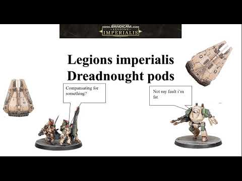 Legions Imperialis dreadnaught drop pods