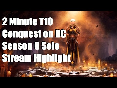 Highlight: 2 minute T10 Conquest Season 6 on Hardcore Solo -