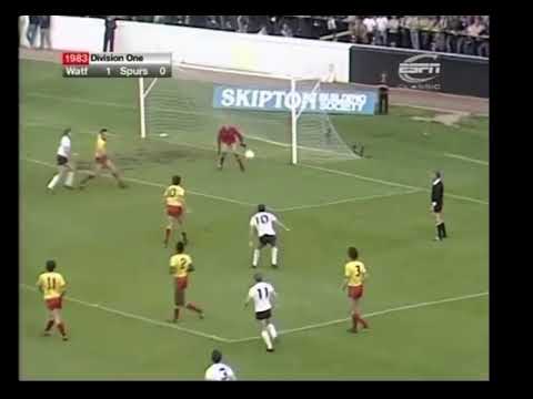Glenn Hoddle audacious chip for Tottenham Hotspur v Watford 1983-84