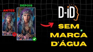 COMO REMOVER MARCA D'ÁGUA DO D-ID NO CAPCUT GRÁTIS