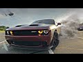 DRIFTING EVERY CORNER IN MY DODGE CHALLENGER SCAT PACK 392 ALMOST CRASHED